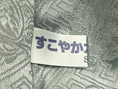 平和屋着物●訪問着　総絞り　刺繍　草花文　金糸　正絹　逸品　未使用　AABD8697fy