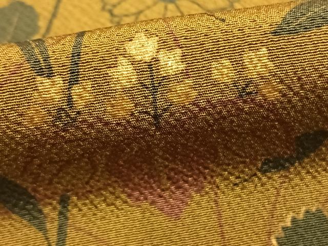 平和屋着物●訪問着　花蝶文　金彩　ますいわ屋扱い　正絹　逸品　AABD8712fy