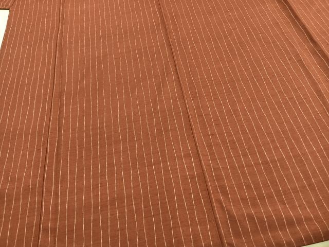 平和屋着物●上質な紬　立涌文　正絹　逸品　AABD8731fy