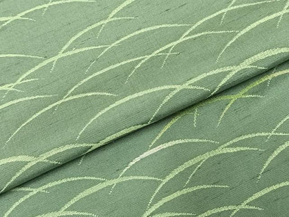 平和屋着物●訪問着　紬地　芝文　松坂屋扱い　正絹　逸品　AABD8740fy