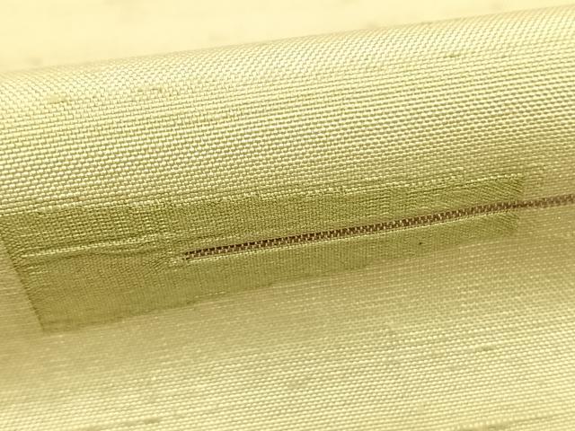 平和屋着物●上質な紬　扇　正絹　逸品　AABD8746fy