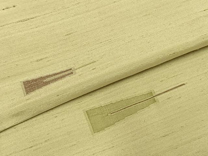 平和屋着物●上質な紬　扇　正絹　逸品　AABD8746fy