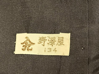 平和屋着物●上質な紬　扇　正絹　逸品　AABD8746fy