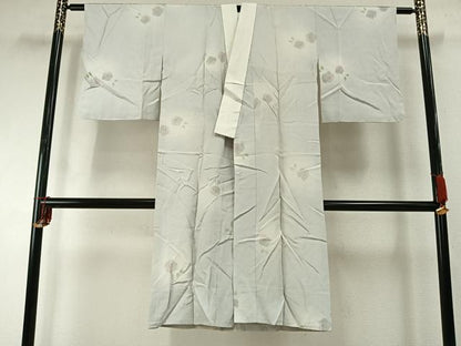 平和屋着物●長襦袢　無双仕立て　舞花文　暈し染め　正絹　逸品　AABD8748fy
