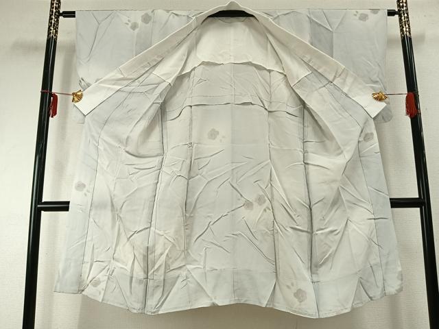 平和屋着物●長襦袢　無双仕立て　舞花文　暈し染め　正絹　逸品　AABD8748fy