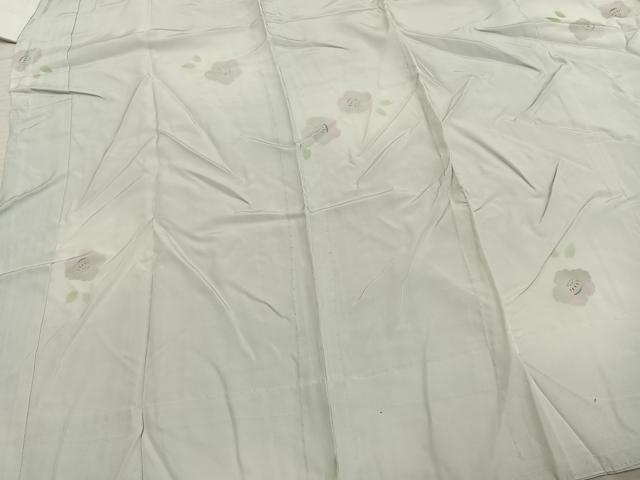 平和屋着物●長襦袢　無双仕立て　舞花文　暈し染め　正絹　逸品　AABD8748fy
