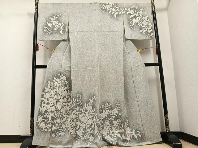 平和屋着物●訪問着　更紗文　暈し染め　正絹　逸品　AABD8803ph