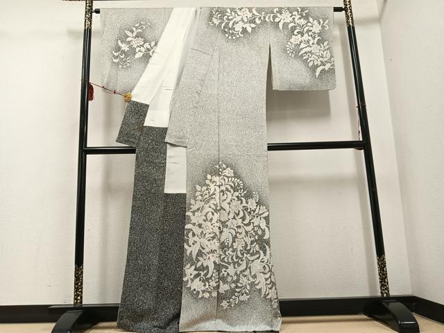 平和屋着物●訪問着　更紗文　暈し染め　正絹　逸品　AABD8803ph