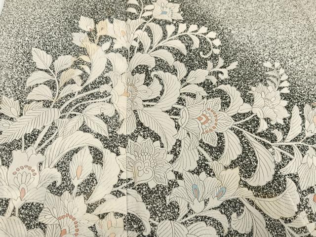 平和屋着物●訪問着　更紗文　暈し染め　正絹　逸品　AABD8803ph