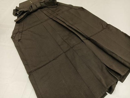 平和屋着物●男性 馬乗り袴 縞 正絹 逸品 AABD8824ph