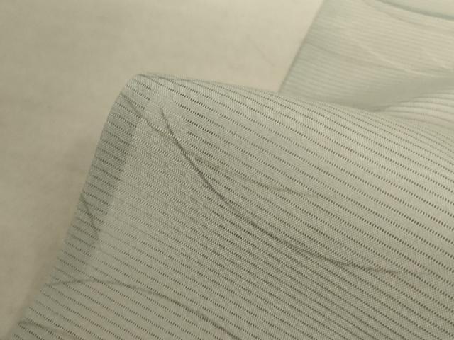平和屋着物＊夏物 小紋 絽 芝文 やまと誂製 正絹 逸品 AABD8886jd