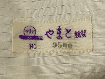 平和屋着物＊夏物 小紋 絽 芝文 やまと誂製 正絹 逸品 AABD8886jd