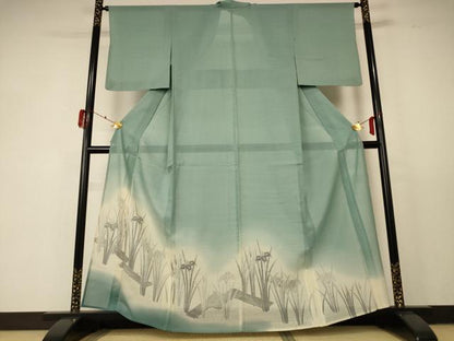 平和屋着物＊夏物 色留袖 紗 草花文 暈し染め 正絹 逸品 AABD8887jd