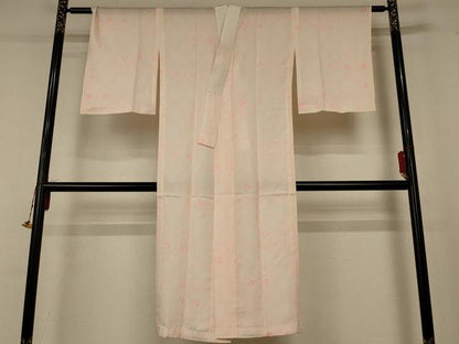 平和屋着物＊夏物　長襦袢　絽　舞花文　暈し染め　正絹　逸品　AABD8888jd