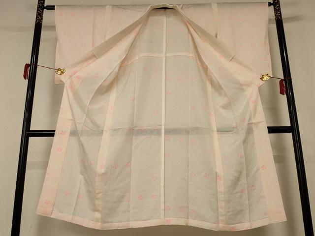 平和屋着物＊夏物　長襦袢　絽　舞花文　暈し染め　正絹　逸品　AABD8888jd