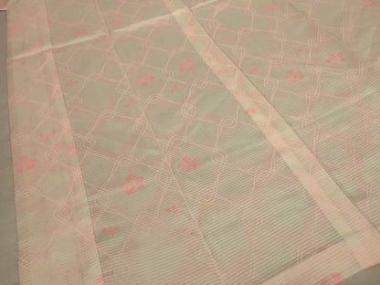 平和屋着物＊夏物　長襦袢　絽　舞花文　暈し染め　正絹　逸品　AABD8888jd