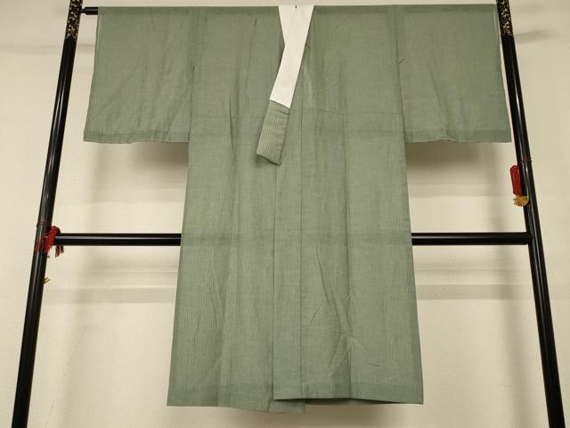 平和屋着物＊夏物 長襦袢 紗 山葵色 AABD8897jd