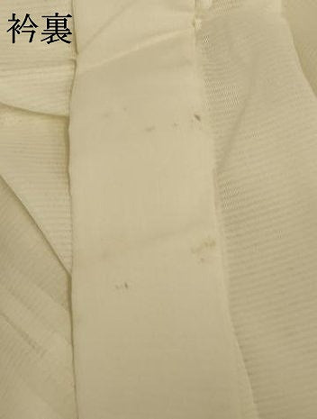 平和屋着物＊夏物 長襦袢 絽 鳥の子色 正絹 逸品 AABD8901jd