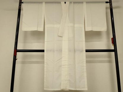 平和屋着物＊夏物 長襦袢 絽 鳥の子色 正絹 逸品 AABD8901jd