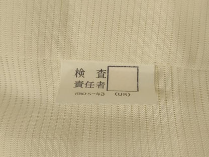 平和屋着物＊夏物 長襦袢 絽 鳥の子色 正絹 逸品 AABD8901jd