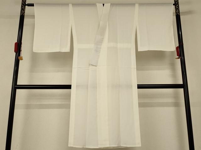 平和屋着物＊夏物 長襦袢 絽 鳥の子色 反端付き 五泉 正絹 逸品 AABD8903jd