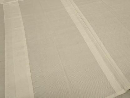 平和屋着物＊夏物 長襦袢 絽 鳥の子色 反端付き 五泉 正絹 逸品 AABD8903jd
