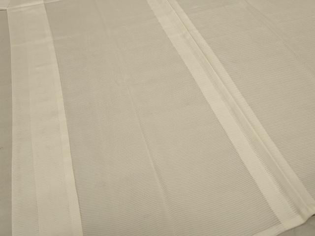 平和屋着物＊夏物 長襦袢 絽 鳥の子色 反端付き 五泉 正絹 逸品 AABD8903jd