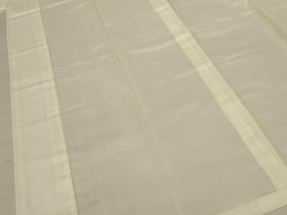 平和屋着物＊夏物 長襦袢 絽 鳥の子色 正絹 逸品 AABD8905jd