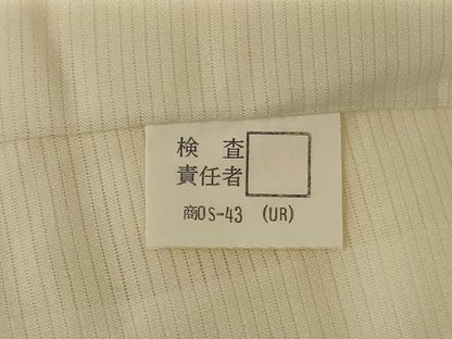 平和屋着物＊夏物 長襦袢 絽 鳥の子色 正絹 逸品 AABD8905jd