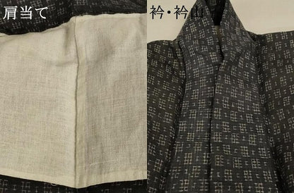 平和屋着物＊夏物 上布 絣柄 麻 逸品 AABD8906jd