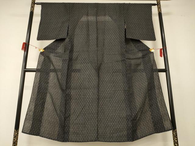 平和屋着物＊夏物 上布 絣柄 麻 逸品 AABD8906jd