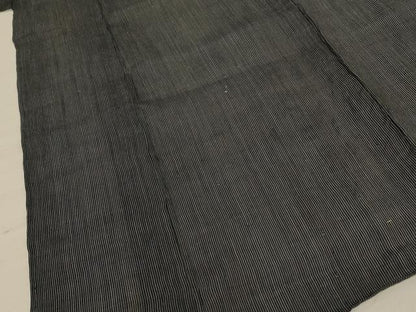 平和屋着物＊夏物 男性 石川県指定無形文化財 能登上布 本麻手織上布 縞 麻 逸品 AABD8908jd