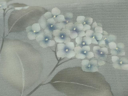 平和屋着物＊夏物 訪問着 絽 手描き 紫陽花 正絹 逸品 AABD8909jd