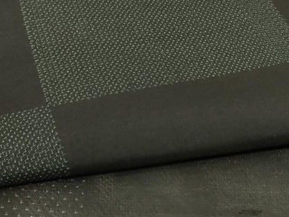 平和屋着物＊夏物 小紋 紗 変わり市松文様 正絹 逸品 AABD8911jd