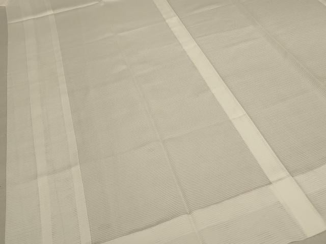 平和屋着物＊夏物 長襦袢 絽 象牙色 正絹 逸品 AABD8924jd