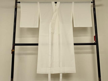 平和屋着物＊夏物 長襦袢 絽 白色 洗える着物 AABD8929jd
