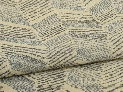 平和屋着物＊夏物 本場小千谷ちぢみ 幾何学文様 麻 逸品 AABD8930jd
