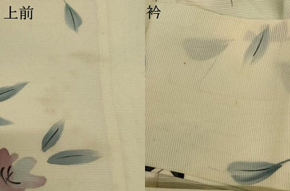 平和屋着物＊夏物 小紋 絽 草花文 暈し染め 正絹 逸品 未使用 AABD8943jd