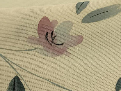 平和屋着物＊夏物 小紋 絽 草花文 暈し染め 正絹 逸品 未使用 AABD8943jd