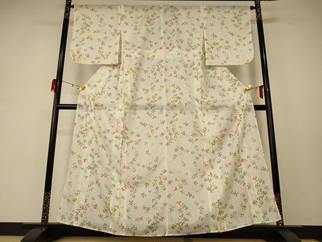 平和屋着物＊夏物 小紋 絽 萩 洗える着物 AABD8955jd