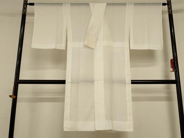 平和屋着物＊夏物 長襦袢 絽 白色 洗える着物 AABD8976jd