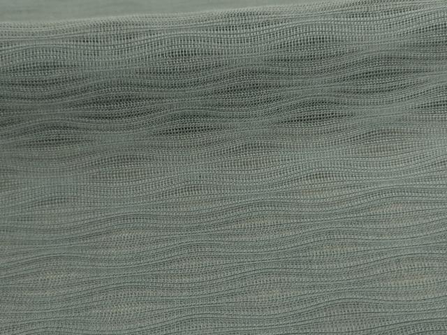 平和屋着物＊夏物 色無地 変わり絽 湊鼠色 正絹 逸品 AABD8977jd