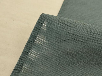 平和屋着物＊夏物 色無地 変わり絽 湊鼠色 正絹 逸品 AABD8977jd