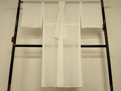 平和屋着物＊夏物 長襦袢 絽 白色 洗える着物 AABD8978jd