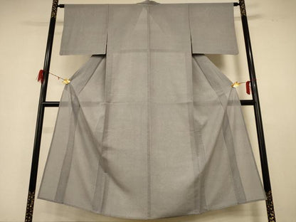 平和屋着物＊夏物 江戸小紋 絽 寄せ小紋柄 洗える着物 AABD8981jd