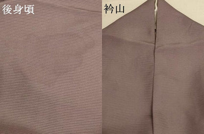 平和屋着物＊本加賀友禅作家 毎田健治 夏物 色無地 絽 江戸鼠色 東武百貨店扱い 正絹 逸品 AABD8982jd