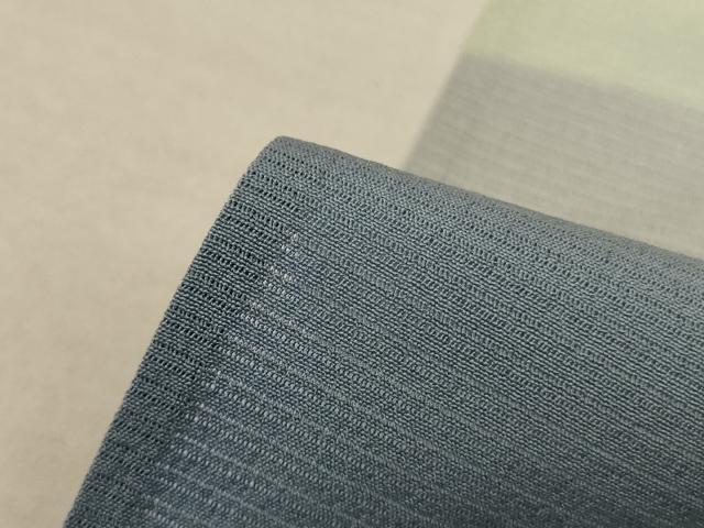 平和屋着物＊夏物　訪問着　絽　手描き　蔦の葉文　暈し染め　ロング丈　正絹　逸品　AABD8995jd