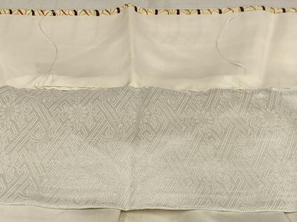 平和屋着物■上質な小紋　変わり縞　正絹　逸品　AABD9037oa
