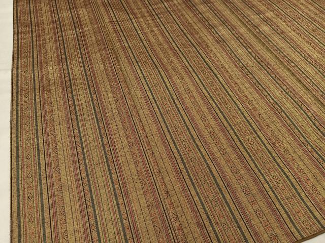 平和屋着物■上質な紬　間道　正絹　逸品　AABD9075oa