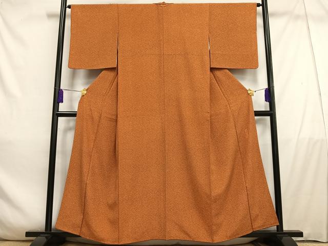 平和屋着物■上質な小紋　作家物　敷松葉文　正絹　逸品　AABD9082oa